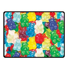 Gummy Bear Double Sided Fleece Blanket (small)  by TheAmericanDream