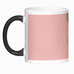 Banana leaf on pink Morph Mugs