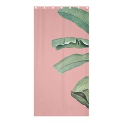 Banana leaf on pink Shower Curtain 36  x 72  (Stall) 