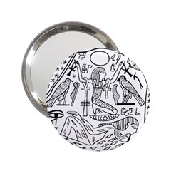 Egyptian Hieroglyphics History Seb 2 25  Handbag Mirrors by Pakrebo