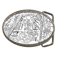 Egyptian Hieroglyphics History Seb Belt Buckles by Pakrebo