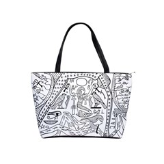 Egyptian Hieroglyphics History Seb Classic Shoulder Handbag by Pakrebo