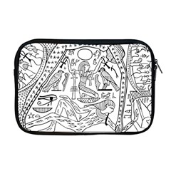 Egyptian Hieroglyphics History Seb Apple Macbook Pro 17  Zipper Case by Pakrebo