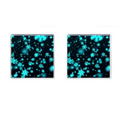 Background Black Blur Colorful Cufflinks (square) by Pakrebo