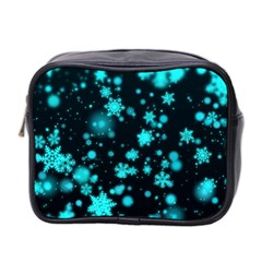 Background Black Blur Colorful Mini Toiletries Bag (two Sides) by Pakrebo