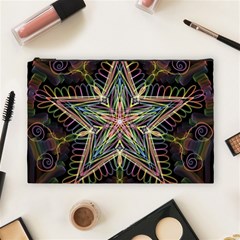 Star Mandala Pattern Design Doodle Cosmetic Bag (large) by Pakrebo