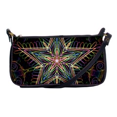 Star Mandala Pattern Design Doodle Shoulder Clutch Bag by Pakrebo