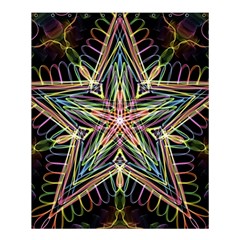 Star Mandala Pattern Design Doodle Shower Curtain 60  X 72  (medium) 