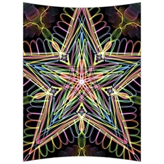 Star Mandala Pattern Design Doodle Back Support Cushion by Pakrebo