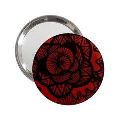 Background Abstract Red Black 2 25  Handbag Mirrors by Pakrebo