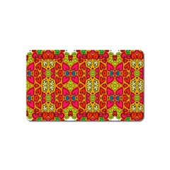 Abstract Background Pattern Doodle Magnet (name Card) by Pakrebo