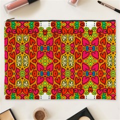 Abstract Background Pattern Doodle Cosmetic Bag (xxxl) by Pakrebo