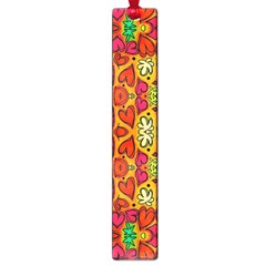 Abstract Background Pattern Doodle Large Book Marks by Pakrebo