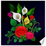 Flowers Charter Flowery Bouquet Canvas 20  x 20  19 x19.27  Canvas - 1