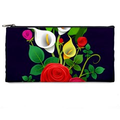 Flowers Charter Flowery Bouquet Pencil Cases by Pakrebo