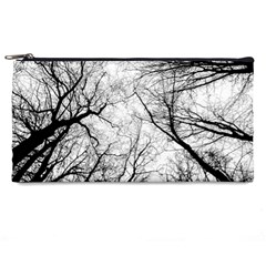 Forest Trees Silhouette Tree Pencil Cases by Pakrebo