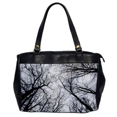 Forest Trees Silhouette Tree Oversize Office Handbag by Pakrebo