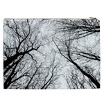 Forest Trees Silhouette Tree Cosmetic Bag (XXL) Back