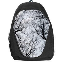 Forest Trees Silhouette Tree Backpack Bag by Pakrebo