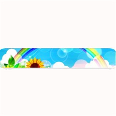 Sunflower And Rainbow Ocean Bokeh Small Bar Mats by Pakrebo