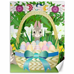 Graphic Easter Easter Basket Spring Canvas 36  X 48  by Pakrebo