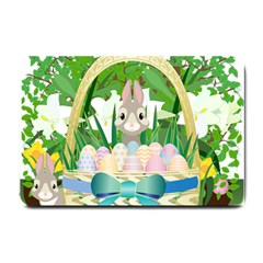 Graphic Easter Easter Basket Spring Small Doormat  by Pakrebo