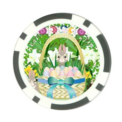 Graphic Easter Easter Basket Spring Poker Chip Card Guard by Pakrebo