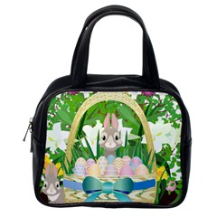 Graphic Easter Easter Basket Spring Classic Handbag (one Side) by Pakrebo