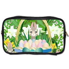 Graphic Easter Easter Basket Spring Toiletries Bag (two Sides) by Pakrebo