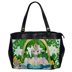 Graphic Easter Easter Basket Spring Oversize Office Handbag by Pakrebo