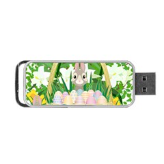 Graphic Easter Easter Basket Spring Portable Usb Flash (one Side) by Pakrebo