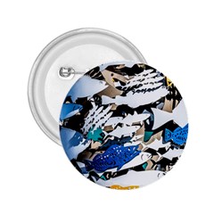 Art Fish Salmon Sydney Metal 2 25  Buttons by Pakrebo