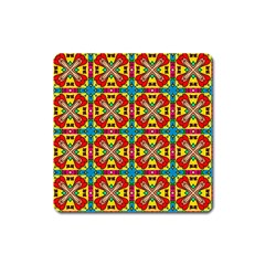 Seamless Pattern Tile Tileable Square Magnet by Pakrebo