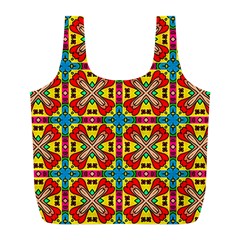 Seamless Pattern Tile Tileable Full Print Recycle Bag (l) by Pakrebo