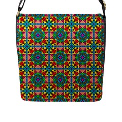 Seamless Pattern Tile Tileable Flap Closure Messenger Bag (l) by Pakrebo