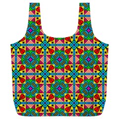 Seamless Pattern Tile Tileable Full Print Recycle Bag (xl) by Pakrebo