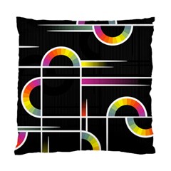 Background Abstract Semi Circles Standard Cushion Case (Two Sides)