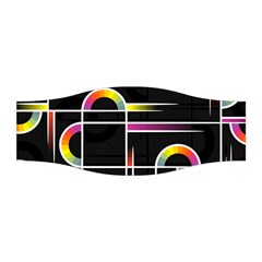 Background Abstract Semi Circles Stretchable Headband