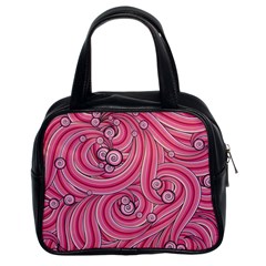 Pattern Doodle Design Drawing Classic Handbag (two Sides) by Pakrebo