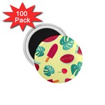 Watermelon Leaves Strawberry 1.75  Magnets (100 pack)  Front