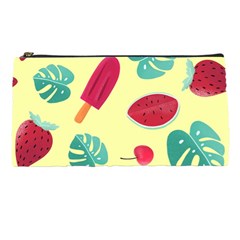 Watermelon Leaves Strawberry Pencil Cases by Pakrebo