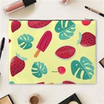 Watermelon Leaves Strawberry Cosmetic Bag (XL) Back