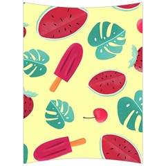 Watermelon Leaves Strawberry Back Support Cushion by Pakrebo