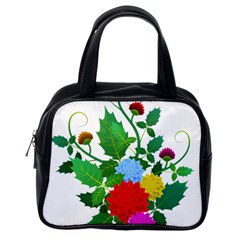 Flowers Floral Plants Nature Classic Handbag (one Side) by Pakrebo