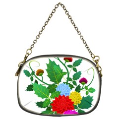 Flowers Floral Plants Nature Chain Purse (two Sides) by Pakrebo