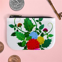 Flowers Floral Plants Nature Mini Coin Purse by Pakrebo