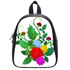 Flowers Floral Plants Nature School Bag (small) by Pakrebo