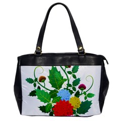 Flowers Floral Plants Nature Oversize Office Handbag by Pakrebo