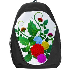 Flowers Floral Plants Nature Backpack Bag by Pakrebo