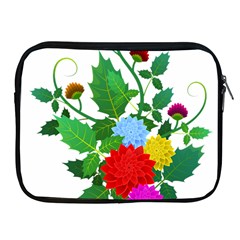 Flowers Floral Plants Nature Apple Ipad 2/3/4 Zipper Cases by Pakrebo